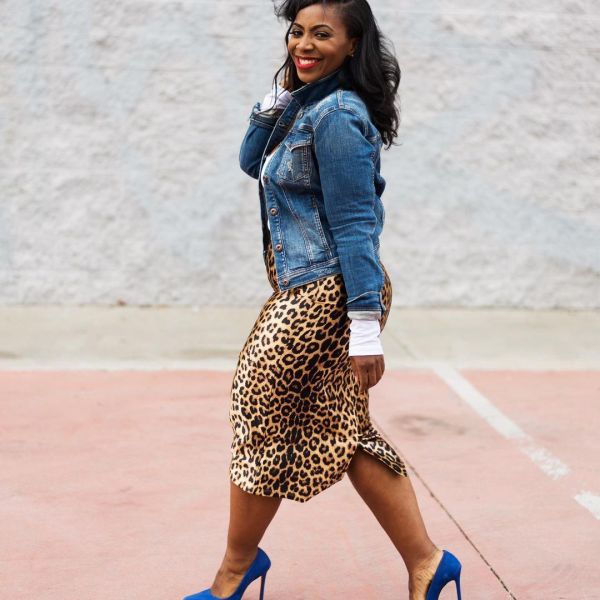 Fashion leopard print casual skirt skirt OL6052