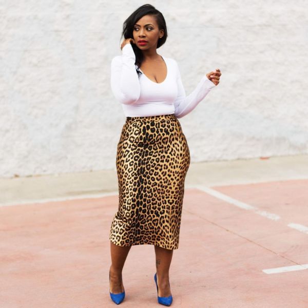 Fashion leopard print casual skirt skirt OL6052