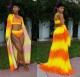 3-piece cloak swimsuit OL6047