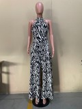 Sleeveless Hollow Wide Leg Pants Jumpsuit OL6059