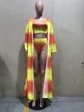 3-piece cloak swimsuit OL6047