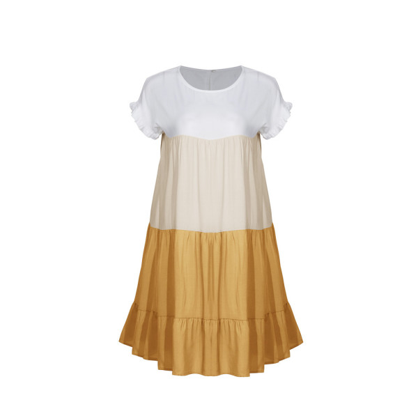 Color block loose dress YO2424