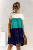 Color block loose dress YO2424