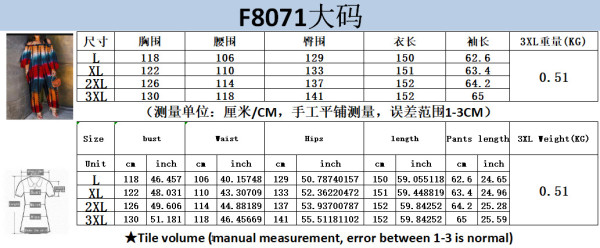 Positioning printed one-shoulder double-pocket jumpsuit F8071-1