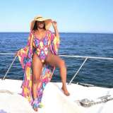 Two-piece printed chiffon OL6066