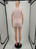 Big bear cartoon two-piece printed sports suit YM194