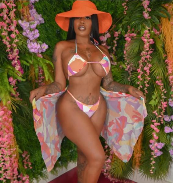 Sexy swimsuit contrast color swimsuit two-piece suit FFT1108