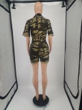 Fashion cardigan waist woven jumpsuit YM183