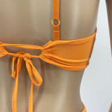 Pure color open back sexy dress slim short skirt nightclub outfit D8107-1