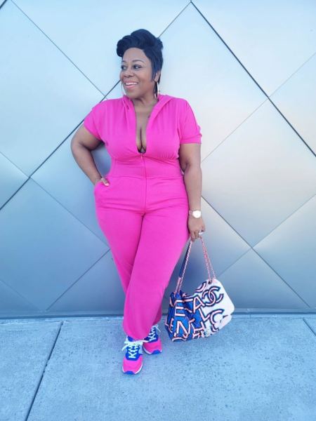 Deep V plus size 5XL jumpsuit Q7186