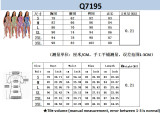 Fashion tie print dress Q7195