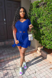 Fashion casual suit irregular sports two-piece suit Q7175