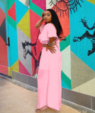Fashion casual suit solid color loose three-piece suit Q7206