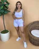 Solid color vest sports suit TC082