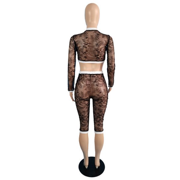 Casual lace sexy two-piece suit TC077