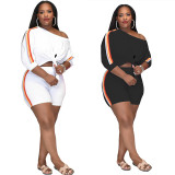 Round neck 5X large size casual sexy suit TC069
