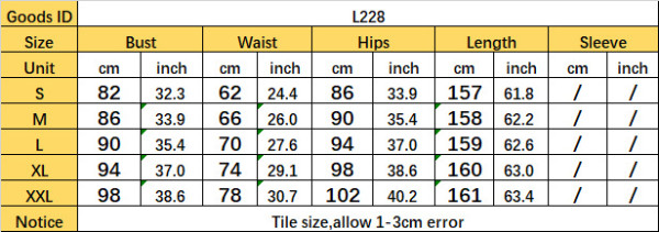 L228 European and American women's clothing wholesale L228