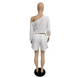 Round neck 5X large size casual sexy suit TC069