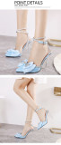 Crystal stiletto bow rhinestone pointed sandals S633326198470