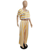 Ladies Fashion Round Neck 5X Large Size Casual Suit TC068