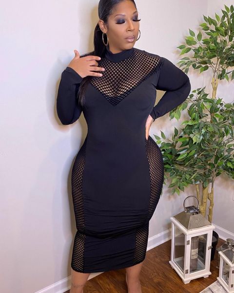 Mesh sexy dress 5XL TC072