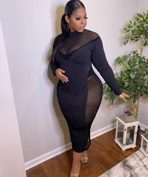 Mesh sexy dress 5XL TC072