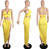 Sexy two-piece casual beach swimwear L208