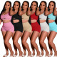 Casual sports fold sexy two-piece suit L209