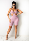 Oversized women's net yarn flocking pattern bodysuit one-piece pants AJ4334