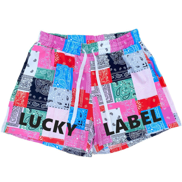 Printed Casual Pants Paisley Cashew Flower Shorts Loose Beach Pants L231