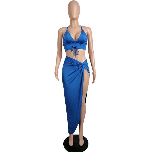 Sexy two-piece casual beach swimwear L208
