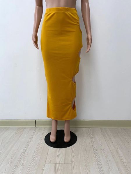 Ripped bottom skirt DY1068