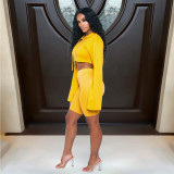 Fashion trumpet sleeve women's suit DY1058