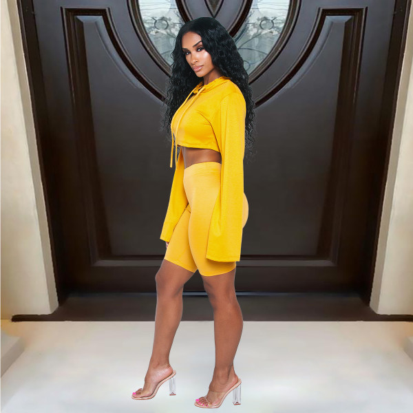 Fashion trumpet sleeve women's suit DY1058