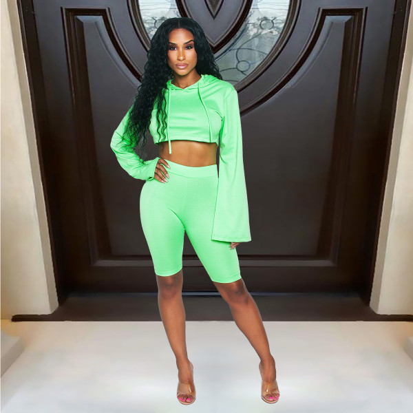 Fashion trumpet sleeve women's suit DY1058
