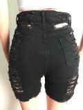 Washed and worn out sexy denim shorts A3261