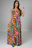 Fashion digital printing women's dress SMR10309