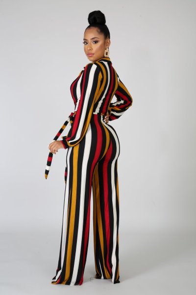 Fashion digital printing V-neck women's jumpsuit SMR10324 