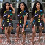 Two-piece tassel handprint M6550