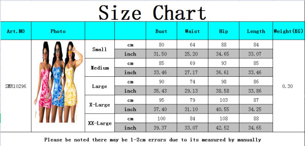 Fashion Digital Print Summer Sling Ladies Dress SMR10296
