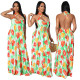 Fashion digital printing women's dress SMR10310