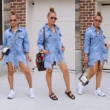 Fashion women's denim jacket SMR10251