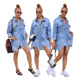 Fashion women's denim jacket SMR10251