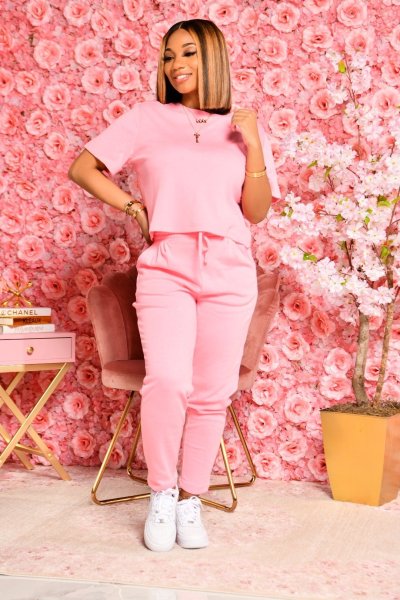Fashion sports ladies two-piece suit SMR10362