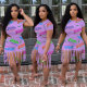 Letter tassel two-piece set M6535