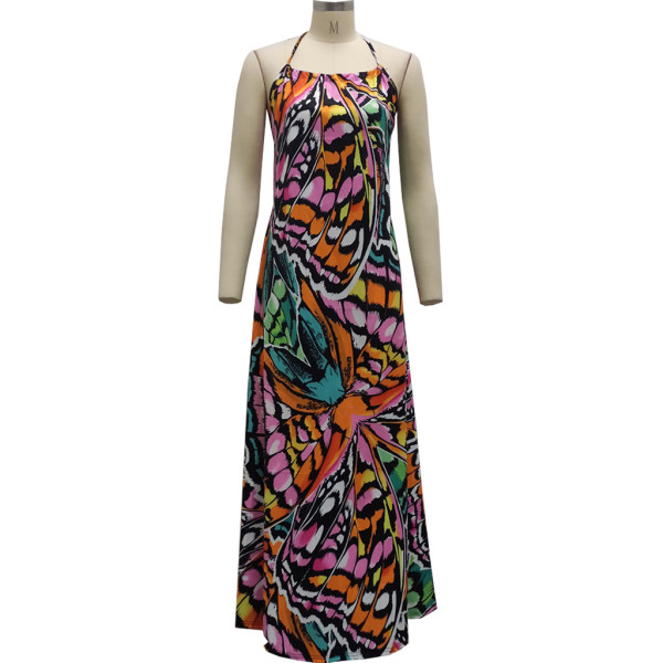 Fashion digital printing women's dress SMR10309