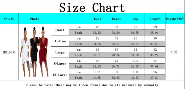Sexy fashion solid color white collar women's V-neck dress SMR10190