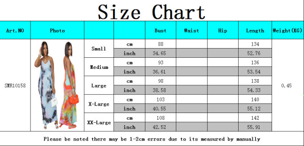 Casual Fashion Loose Sleeveless V-Neck Sling Dress SMR10208
