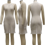 Fashion nightclub stretch mesh dress SMR10242