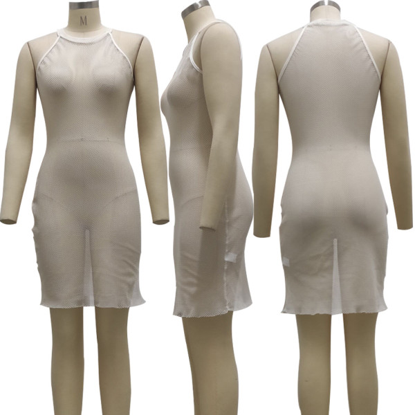 Fashion nightclub stretch mesh dress SMR10242